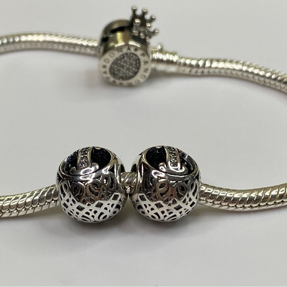 Sterling Silver Vintage Letter I Charm - Picture 4 of 8